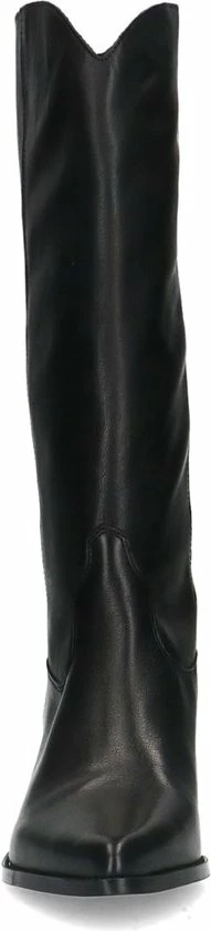 Manfield - Dames - Zwarte Leren Cowboy Laarzen - Maat 39 5 Manfield - Dames - Zwarte Leren Cowboy Laarzen - Maat 39 - Afbeelding 5