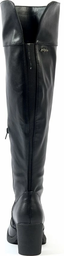 Gabylou - Laarzen Voor Brede Kuiten XL - Model Nathalie - Black, Maat 39 4 Gabylou - Laarzen Voor Brede Kuiten XL - Model Nathalie - Black, Maat 39 - Afbeelding 4