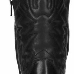 Sacha - Dames - Zwarte Cowboylaarzen Met Sierstiksels - Maat 40 -dames-schoenen Verkoop 258x840 1