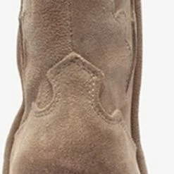 TwoDay Suede Dames Cowboy Western Laarsjes - Beige - Maat 40 - Echt Leer -dames-schoenen Verkoop 262x840 1