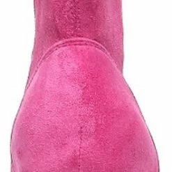 Weloveshoes SmileFavorites® Enkellaarsjes, Pumps/Hakken Met Hak - Suedine - Roze - Maat 39