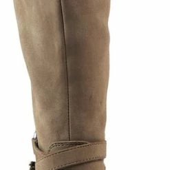 Gabylou - Laarzen Voor Brede Kuiten XXL - Model Marta - Taupe, Maat 39 -dames-schoenen Verkoop 274x840