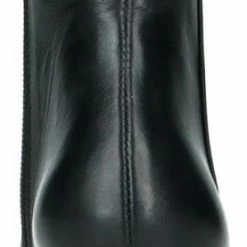Manfield - Dames - Zwarte Leren Enkellaarsjes Met Hak - Maat 39 -dames-schoenen Verkoop 277x840 2