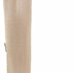 Weloveshoes SmileFavorites® Laarzen Met Hak - Suedine - Beige - Maat 38