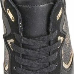 GUESS Harinna Dames Sneakers - Zwart/Bruin - Maat 40 -dames-schoenen Verkoop 297x840