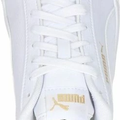 PUMA Shuffle Unisex Sneakers - White/TeamGold - Maat 42 -dames-schoenen Verkoop 307x840 2