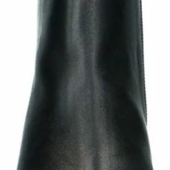 Manfield - Dames - Zwarte Leren Enkellaarsjes Met Hak - Maat 39 -dames-schoenen Verkoop 315x840 4