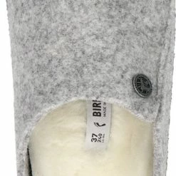 Birkenstock Zermatt Narrow Filz Shearling Cozy Home Dames Pantoffels - Light Grey - Maat 41 -dames-schoenen Verkoop 332x840 4