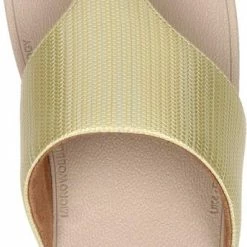 Fitflop Slippers - Maat 39 - Vrouwen - Geel/beige -dames-schoenen Verkoop 344x840 1