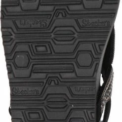 Skechers Arch Fit Meditation Vegan Sandalen Zwart - Maat 40 -dames-schoenen Verkoop 344x840 5