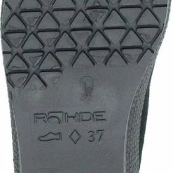 Rohde Dames Pantoffel - Zwart - Maat 43 -dames-schoenen Verkoop 348x840 1