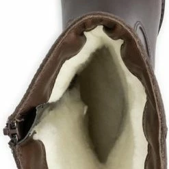 Travelin' Fitjar Leren Dames Laarzen - Wol Gevoerde Laars - Donkerbruin Leer - Maat 36 -dames-schoenen Verkoop 350x840