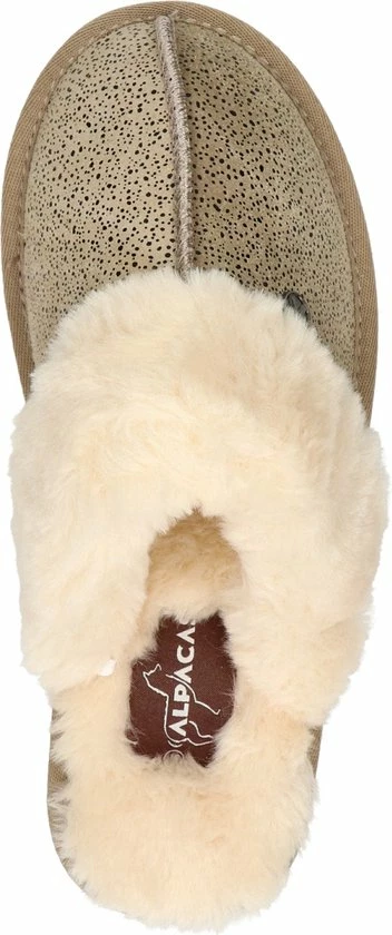 Alpacas Dames Pantoffel - Beige - Maat 39 6 Alpacas Dames Pantoffel - Beige - Maat 39 - Afbeelding 6