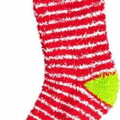 Merkloos Kerst Sokken - Set Van 3 Paar Fluffy Sokken - Wit/rood/groen - Maat 37/42 -dames-schoenen Verkoop 354x840 5