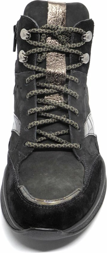 Durea Dames Enkelboot - 9755-685-0005 Zwart/Combi - Wijdte H - Maat 5 2 Durea Dames Enkelboot - 9755-685-0005 Zwart/Combi - Wijdte H - Maat 5 - Afbeelding 2