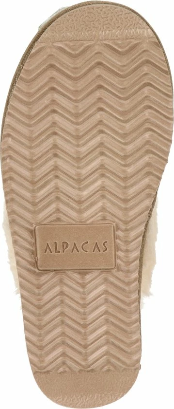 Alpacas Dames Pantoffel - Beige - Maat 39 7 Alpacas Dames Pantoffel - Beige - Maat 39 - Afbeelding 7