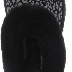 Warmbat Collie Dames Sloffen - Print Leopard Black - Maat 42 -dames-schoenen Verkoop 371x840 5