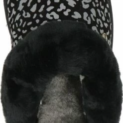 Warmbat Collie Dames Sloffen - Print Leopard Black - Maat 42 -dames-schoenen Verkoop 388x840 1