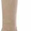 Weloveshoes SmileFavorites® Laarzen Met Hak - Suedine - Beige - Maat 38