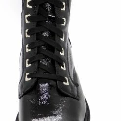 Durea Veterboots Dames / Laarzen / Damesschoenen - Leer - 9758 755 - Zwart - Maat 39 -dames-schoenen Verkoop 416x840 5