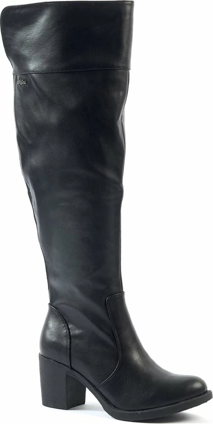 Gabylou - Laarzen Voor Brede Kuiten XL - Model Nathalie - Black, Maat 39 2 Gabylou - Laarzen Voor Brede Kuiten XL - Model Nathalie - Black, Maat 39 - Afbeelding 2