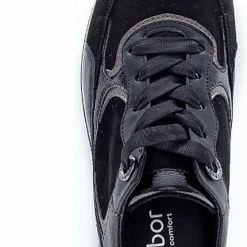 Dames Sneakers Gabor 96.525.67 Zwart - Maat 6½ -dames-schoenen Verkoop 430x840 6