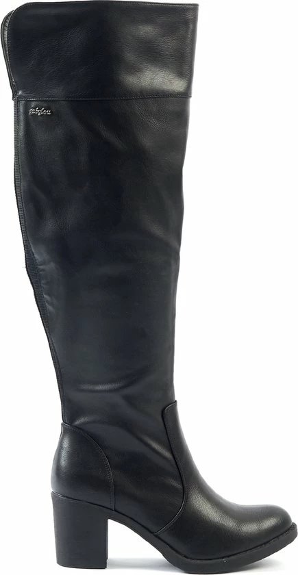 Gabylou - Laarzen Voor Brede Kuiten XL - Model Nathalie - Black, Maat 39 1 Gabylou - Laarzen Voor Brede Kuiten XL - Model Nathalie - Black, Maat 39