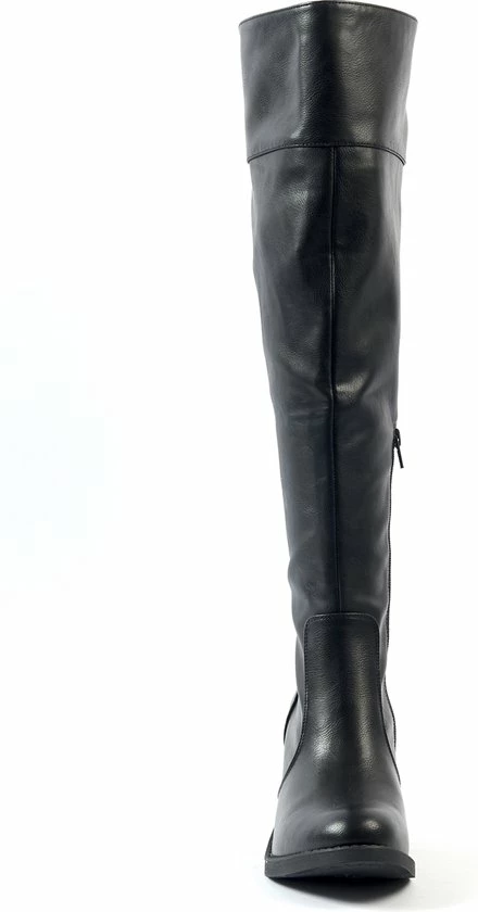 Gabylou - Laarzen Voor Brede Kuiten XL - Model Nathalie - Black, Maat 39 5 Gabylou - Laarzen Voor Brede Kuiten XL - Model Nathalie - Black, Maat 39 - Afbeelding 5