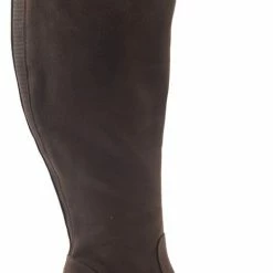 Gabylou - Laarzen Voor Brede Kuiten XL - Model Nathalie - Donkerbruin MF, Maat 41