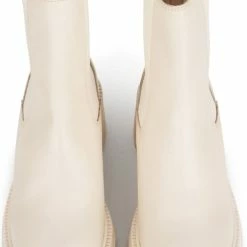 PS Poelman ATENE Dames Chelsea Laarzen - Crème - Maat 38 -dames-schoenen Verkoop 505x840