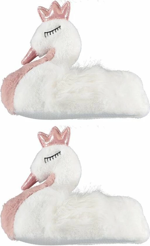 Apollo Sloffen - Pantoffels Dames - Pantoffels - Sloffen Dames - Laag - Flamingo - Wit - Maat 39/40 2 Apollo Sloffen - Pantoffels Dames - Pantoffels - Sloffen Dames - Laag - Flamingo - Wit - Maat 39/40 - Afbeelding 2