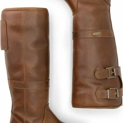 Travelin' Alaska Dames Outdoor Laarzen - Vibram Zool - Waterdicht - Gevoerd - Cognac Bruin Leer - Maat 37 -dames-schoenen Verkoop 521x840 2