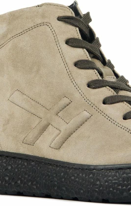 Hartjes Vrouwen Suède Hoge Sneakers / Damesschoenen 172.1422 - Beige - Maat 41 6 Hartjes Vrouwen Suède Hoge Sneakers / Damesschoenen 172.1422 - Beige - Maat 41 - Afbeelding 6