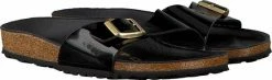 Birkenstock Madrid Dames Slippers - Black - Maat 38 -dames-schoenen Verkoop 550x163