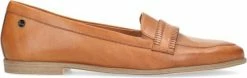 No Stress - Dames - Cognac Leren Loafers - Maat 39