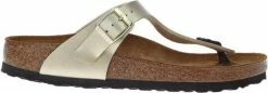 Birkenstock - Dames Sandalen Gizeh BS Gold (regular) - Goud - Maat 40 -dames-schoenen Verkoop 550x191 1
