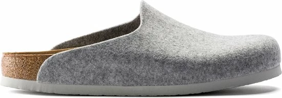 Birkenstock Amsterdam Light Gray Narrow VEG Felt Wooly Home Unisex Pantoffels - Lichtgrijs - Maat 41 6 Birkenstock Amsterdam Light Gray Narrow VEG Felt Wooly Home Unisex Pantoffels - Lichtgrijs - Maat 41 - Afbeelding 6