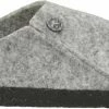 Birkenstock Zermatt Narrow Filz Shearling Cozy Home Dames Pantoffels - Light Grey - Maat 41