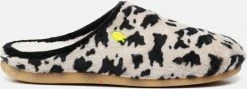 Hot Potatoes Novska Sloffen Dames - Koeienprint - Maat 40