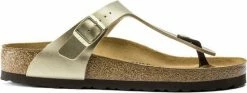 Birkenstock - Dames Sandalen Gizeh BS Gold (regular) - Goud - Maat 40