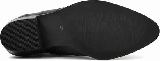 Lina Locchi Enkellaarsjes Dames / Laarzen / Damesschoenen - Leer - L1151 - Zwart - Maat 37 5 Lina Locchi Enkellaarsjes Dames / Laarzen / Damesschoenen - Leer - L1151 - Zwart - Maat 37 - Afbeelding 5