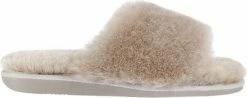 LuLu Wonen Fluffy Slipper Beige - Echte Schapenvacht - Met Flexibele Rubberen Zool - Maat 39 -dames-schoenen Verkoop 550x218 14