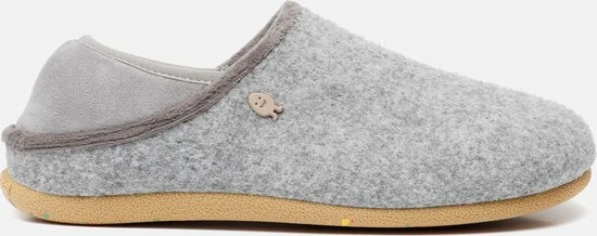 Hot Potatoes Furry Sloffen Met Hielsluiting - Grijs - Maat 39 1 Hot Potatoes Furry Sloffen Met Hielsluiting - Grijs - Maat 39
