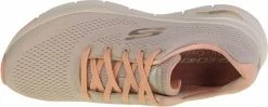 Skechers Arch Fit - Big Appeal Dames Sneakers - Natural/Coral - Maat 37 -dames-schoenen Verkoop 550x221 1
