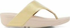 Fitflop Slippers - Maat 39 - Vrouwen - Geel/beige -dames-schoenen Verkoop 550x223 1