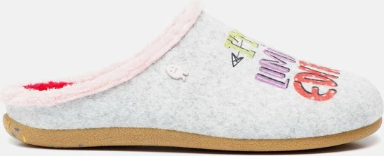 Hot Potatoes Dundalk Sloffen Dames - Grijs - Maat 41 1 Hot Potatoes Dundalk Sloffen Dames - Grijs - Maat 41