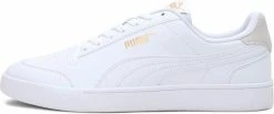 PUMA Shuffle Unisex Sneakers - White/TeamGold - Maat 42 -dames-schoenen Verkoop 550x229 3