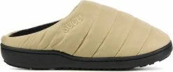 Subu Pantoffels Dames Sloffen / Instappers - Canvas - Harde Zool - Dichte Hiel - Subu Permanent - Beige - Maat 37/38
