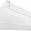 PUMA Vikky V3 Lthr Dames Sneakers - White/Silver - Maat 38.5