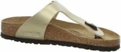 Birkenstock - Dames Sandalen Gizeh BS Gold (regular) - Goud - Maat 40 -dames-schoenen Verkoop 550x236